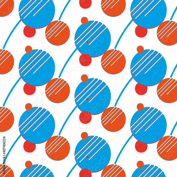 Fototapeta abstract pattern circles minimalism for fabric textile
