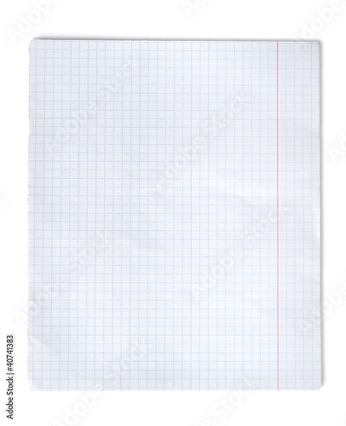 Fototapeta Squared paper