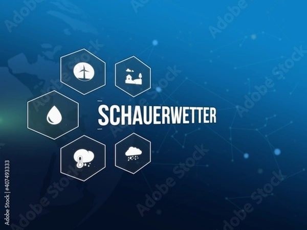 Fototapeta Schauerwetter