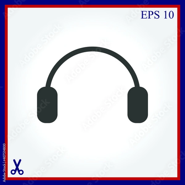Obraz Headphones icon