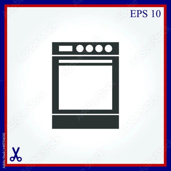 Obraz Stove vector icon