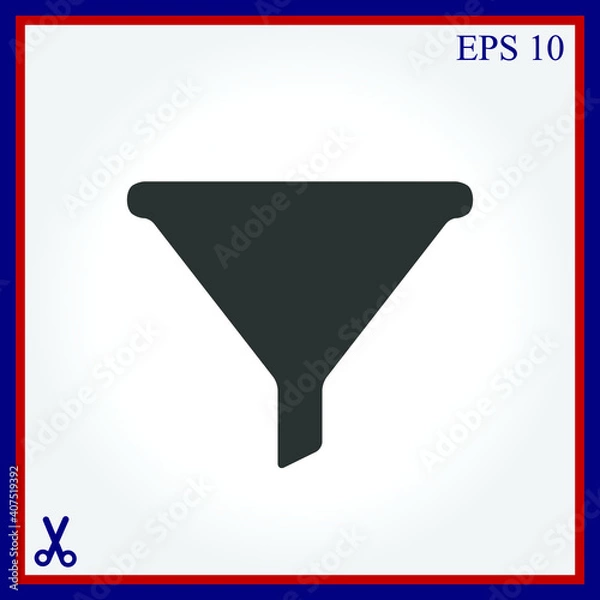 Obraz Filter vector icon