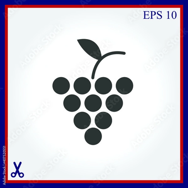 Obraz grapes icon