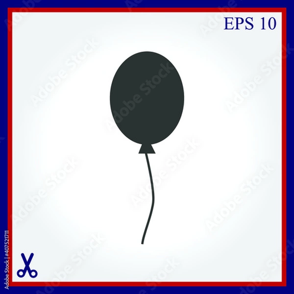 Obraz balloon icon vector