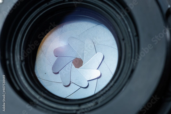 Obraz camera lens close up aperture 