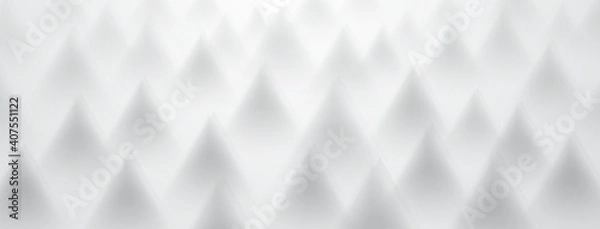Fototapeta Abstract background of triangles in gray colors