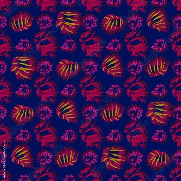 Fototapeta seamles leaf pattern variations