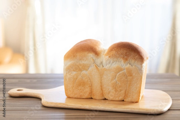 Obraz 自宅でパン作り　山型食パン