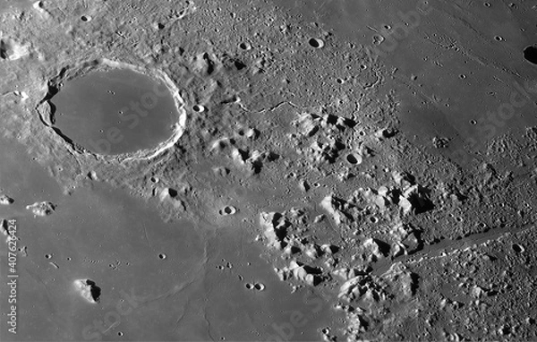 Obraz Lune-cratère Platon