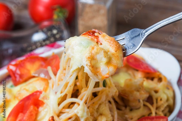 Obraz dinner tomato dish green vegetable