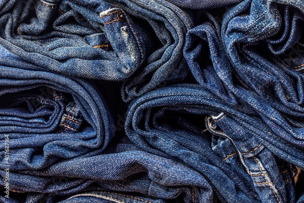 Fototapeta blue jeans texture any background (2)