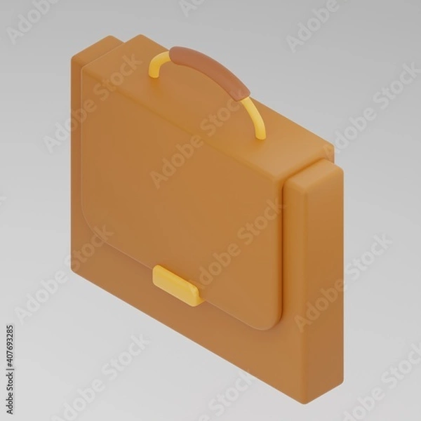 Obraz Isometric Icon briefcase