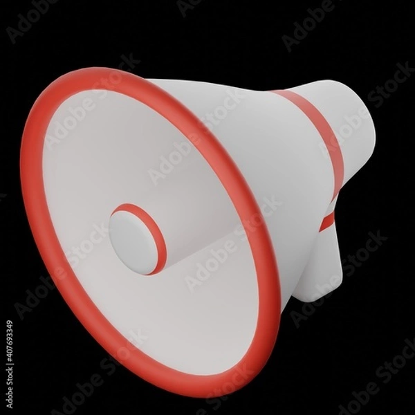 Obraz Isometric Icon loudspeaker