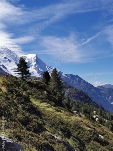 Obraz landscape with clouds