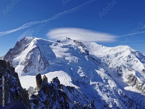 Obraz snow covered mountains