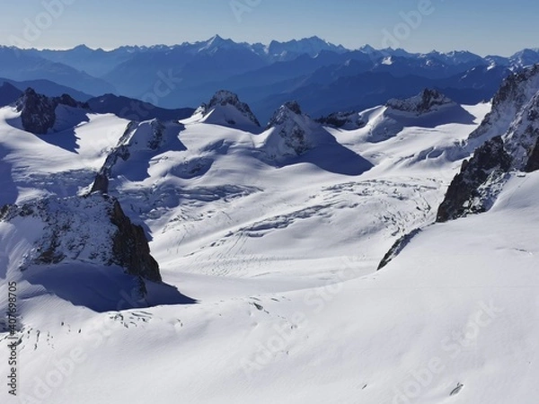 Obraz snow covered mountains