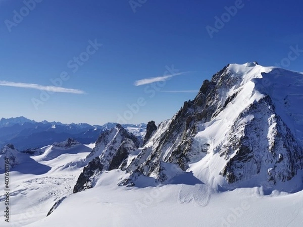 Obraz snow covered mountains