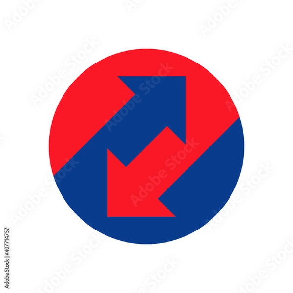 Obraz up down arrows icon