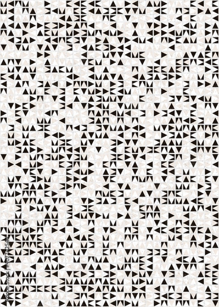 Fototapeta Abstract Geometric Pattern generative computational art illustration