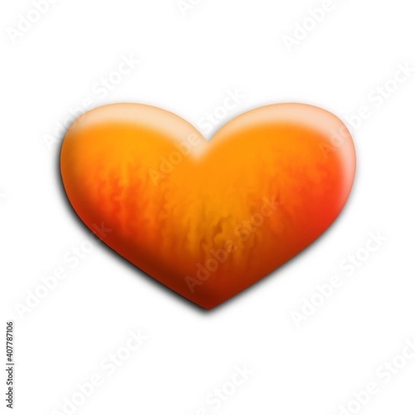 Fototapeta Herzfeuer