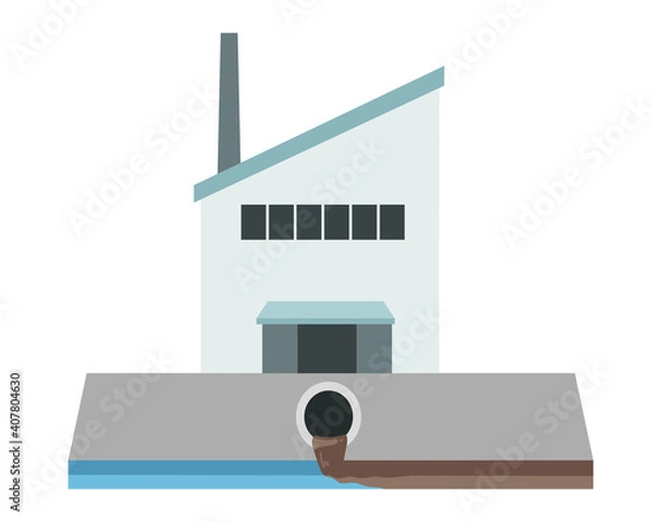 Obraz のこぎり屋根工場　1棟　汚水