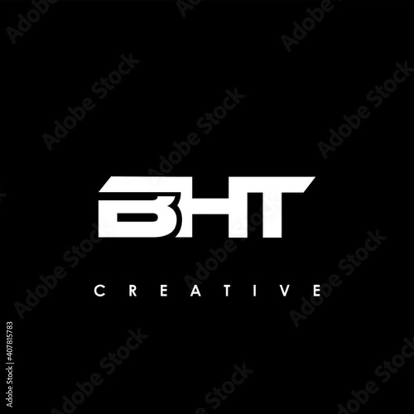 Obraz BHT Letter Initial Logo Design Template Vector Illustration