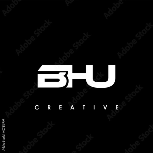 Obraz BHU Letter Initial Logo Design Template Vector Illustration