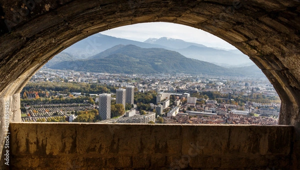 Obraz Grenoble from La Bastille