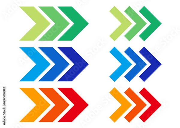 Fototapeta 矢印ベクターアイコンセット