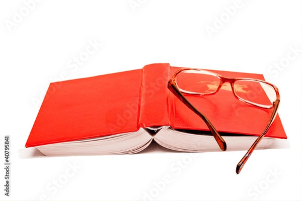 Obraz book and glasses