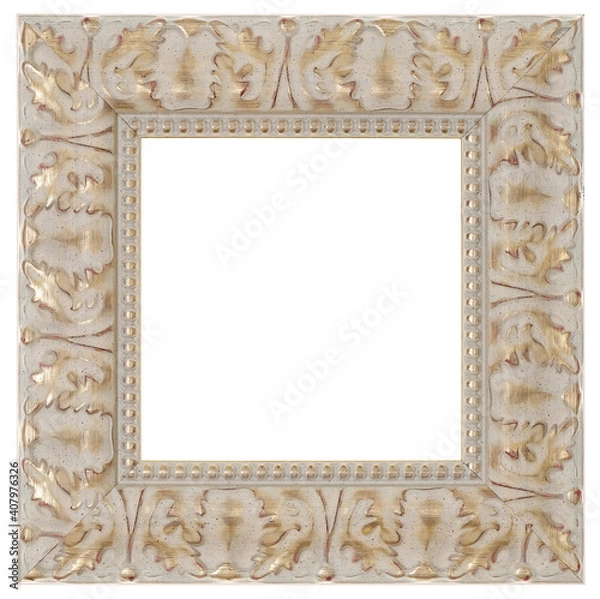 Fototapeta .Gold, square frame.