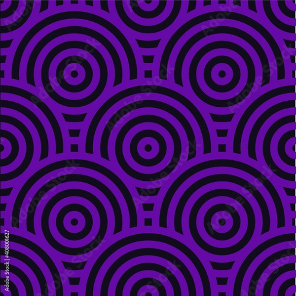 Fototapeta Abstract retro seamless linear pattern for packaging, merchandise, advertising etc.