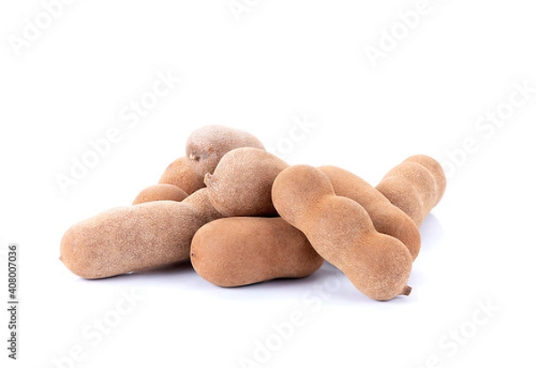 Fototapeta Tamarind isolated on a white background