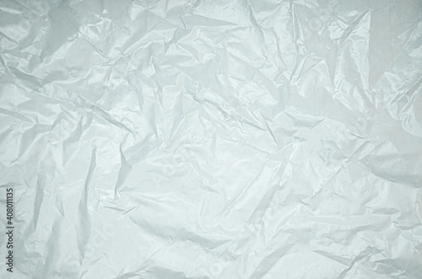 Obraz white bag with folds, crumpled