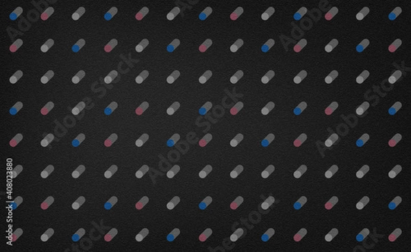 Fototapeta Polka dots flying. Circles with tail. Background. Polka dots background. Gradient background. Dotted Pattern.