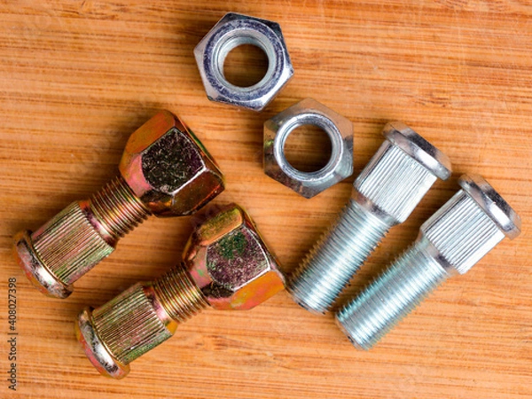 Obraz Wheel nut for automobile and industrial applications