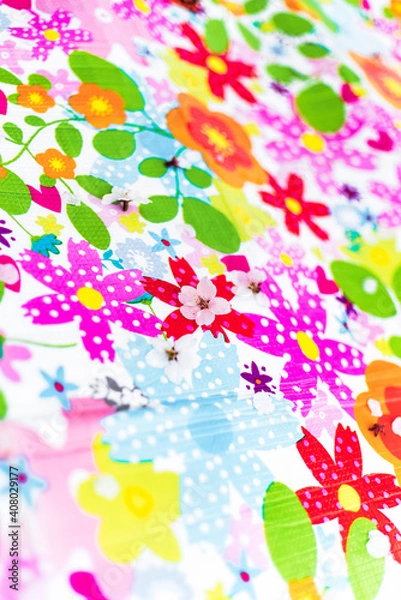 Obraz レジャーシートと桜