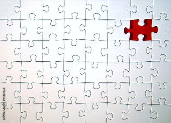 Obraz Czerwony biały