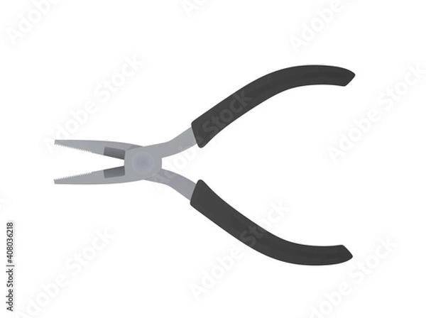 Obraz Metal handly pliers. vector illustration