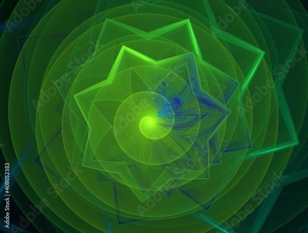 Obraz Imaginatory fractal background Image