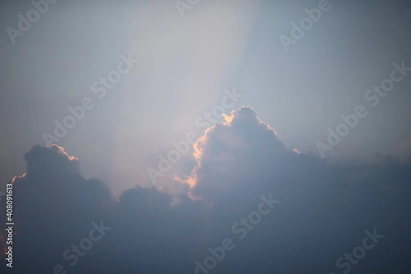 Obraz sun in the clouds