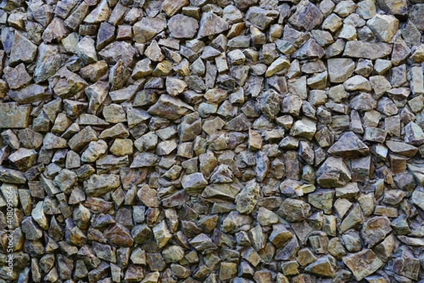 Obraz The wall made from rock