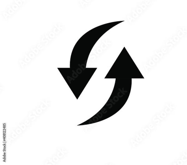 Obraz arrow simple illustration vector clip art flat