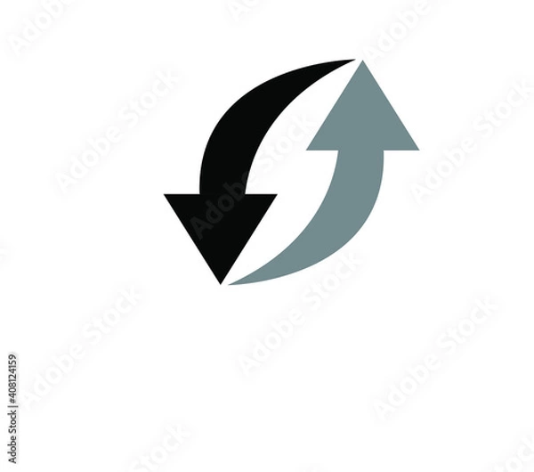 Obraz arrow simple illustration vector clip art flat