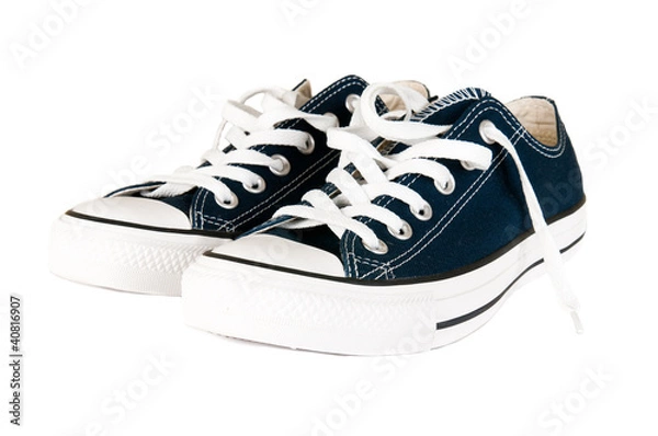Obraz Sneakers over white background