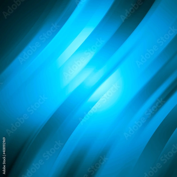 Fototapeta abstract blue curve line business technology background