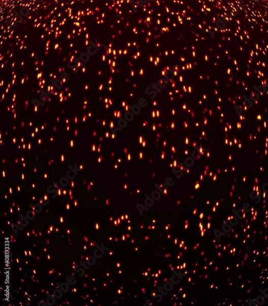 Fototapeta abstract fire particle light dust background