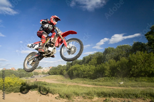 Fototapeta latające moto