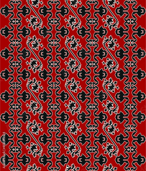 Obraz best selling traditional patterns, fabric textile fashions, vintage, retro design, anatolian, mesopotamian, carpet and rug 