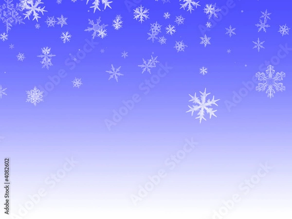 Fototapeta ciel de neige